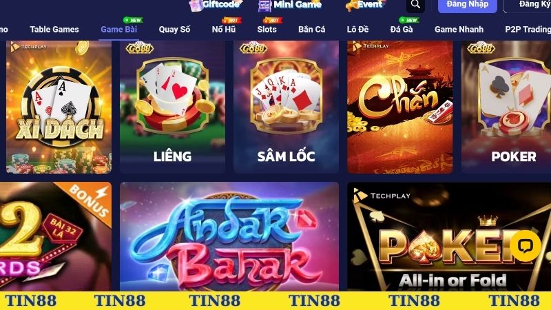 Vì sao nên chơi Poker TIN88