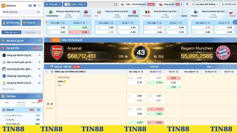 Bí quyết cược thể thao TIN88 siêu hay như cao thủ