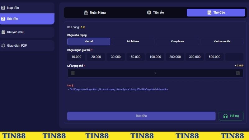 Chờ đợi để hệ thống chuyển tiền về máy