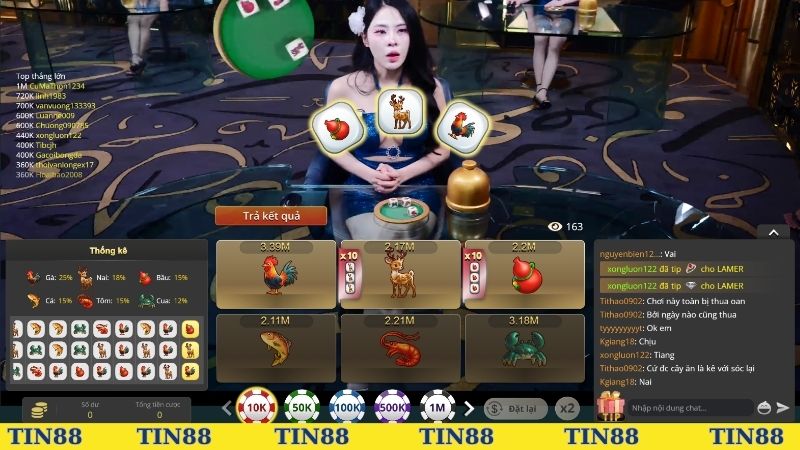 Khám phá sức hút đỉnh của chóp về Live Casino TIN88